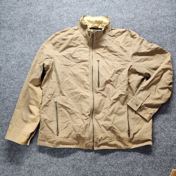 LL Bean Jacket Mens Coat Pine Ridge Insulated Field Fleece Lined Chore 2XL Tall - Picture 1 of 16